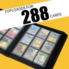 Toploader Binder Holds 288 Toploaders 9 Pocket Top Loader Binders for 3 x 4 »