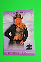 2002 Fleer WWE RAW vs SmackDown! eX-posure TRISH STRATUS #10XP INSERT CARD