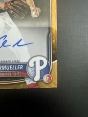 2025 Bowman Draft – Chrome 1st Autographs Cade Obermueller #CPA-CO Gold /50