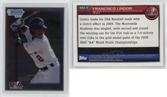 2010 Bowman Chrome USA Stars Francisco Lindor #USA-5 i5i