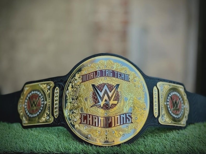 2024 World Tag Team World Heavyweight Championship Replica Title Belt 2mm Brass