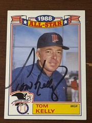 Signed 1989 Topps – Rack Pack Glossy All-Stars Tom Kelly #1