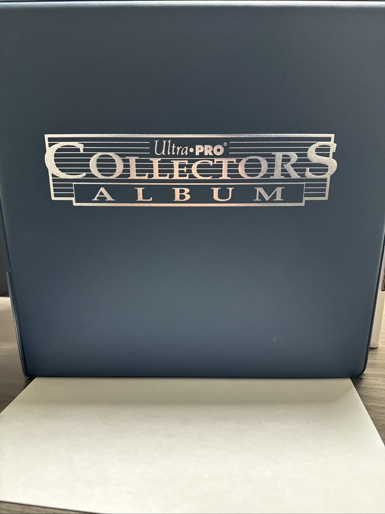 3 Inch ultra pro collectors album with (50) 9 Card Sheets