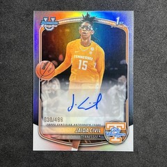 JAIDA CIVIL 1st Auto Refractor 30/499 2025-26 Bowman Chrome Basketball CPA-JC