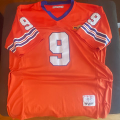 Headgear Classics Bobby Boucher Bourbon Bowl #9 Orange Football Jersey Size 3XL