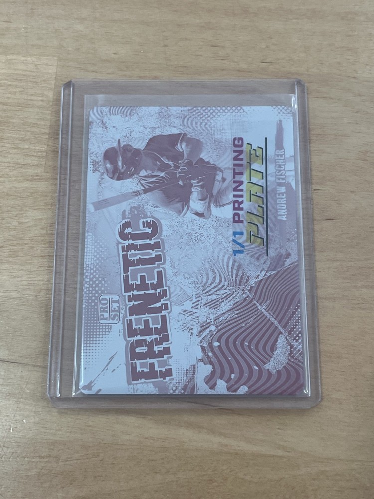 Andrew Fischer 2026 Leaf Pro Set Metal Baseball 1/1 Printing Plate