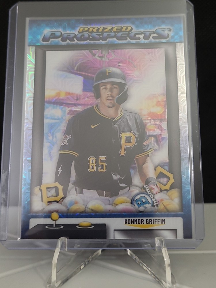 2025 Bowman Draft – Prized Prospects Konnor Griffin #PP-17 Mojo Refractor (RC)