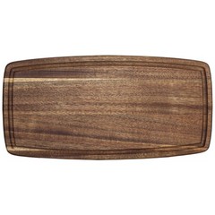 TB Home Acacia Wood Cutting Board with Juice 15.8&Prime;L x 7.9&Prime;W, Natural