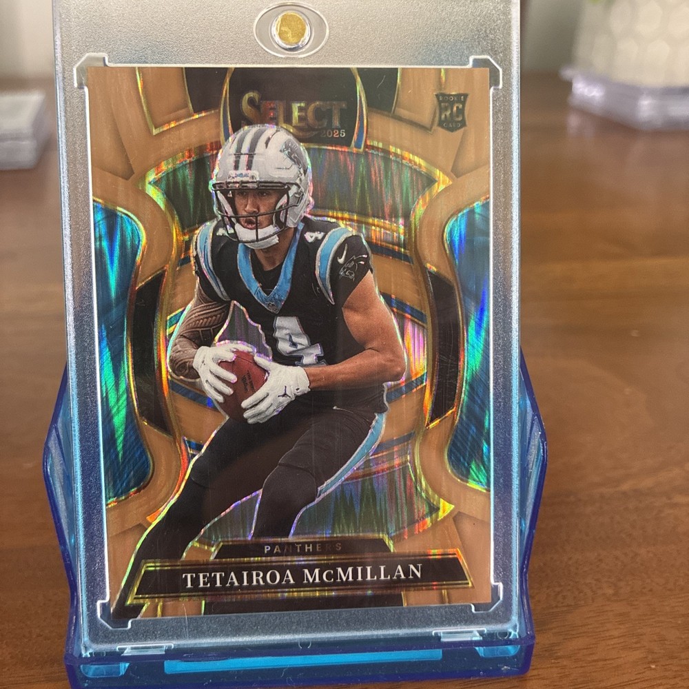 2025 Panini Select-Premier Level Tetairoa McMillan Copper Shock Prizm 584/899