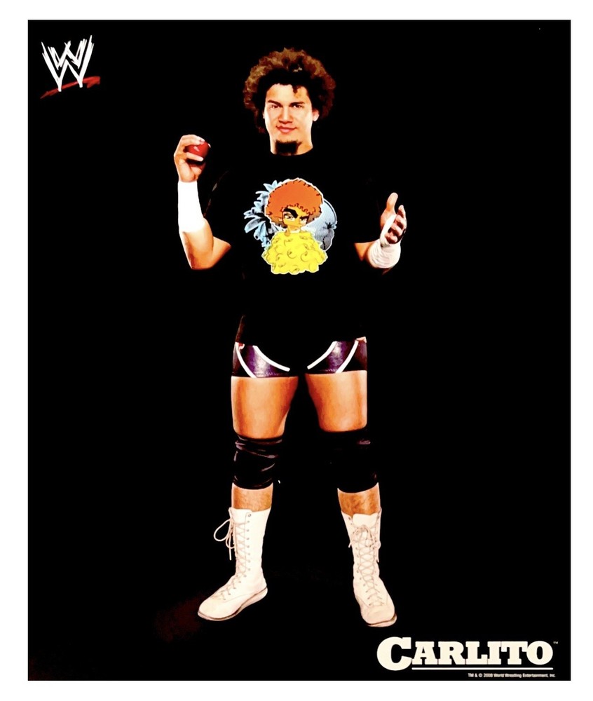 WWE CARLITO 8X10 PROMO PHOTO ORIGINAL OFFICIAL LICENSED VERY RARE NOW THATS COOL