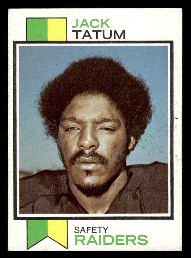 1973 Topps Jack Tatum Rookie Oakland Raiders #288 EX XX048
