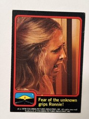 Vintage 1978 Columbia Pictures Ronnie Non-Sport Trading Card #8 Very Good