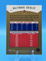 1995 SP Championship #115 Cal Ripken Jr.