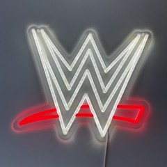 World Wrestling Entertainment WWE Logo USB Powered Light LED Neon Wall Sign