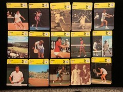 1977-79 Sportscaster TENNIS singles – Choose from list – Nrmt/Nrmt+