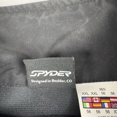 Spyder Jacket Mens 2XL Gray SPIRE Sports + Entertainment Softshell Full Zip