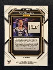 2023 Panini Prizm WWE – Tatum Paxley #102 Under Card Prizm (RC)