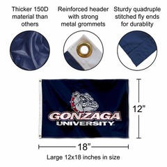 Gonzaga Bulldogs Boat Yacht Nautical Flag