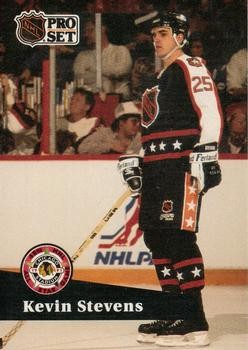 1991-92 Pro Set #314 Kevin Stevens