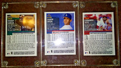 2000 TOPPS CHROME MLB REFRACTORS LOT OF 3: TATIS GREEN GARCIA 4 SCREW 1/4&Prime; CASES