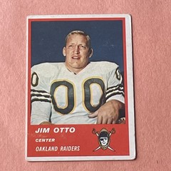 1963 Fleer Football #62 Jim Otto