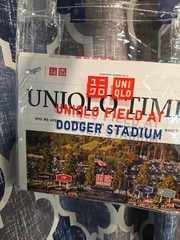 LA Dodgers Father’s Day UNIQLO T-Shirt (XL) & Clear Tote Bag Bundle SGA 6/21