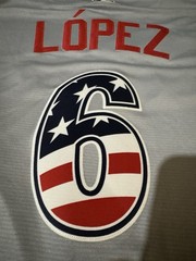 Otto Lopez Miami Marlins 2026 USA 250 Nike Jersey Size XL