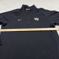 Wake Forest Demon Deacons Nike Dri-FIT Quarter Zip Shirt Mens 2XL Black