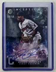 2016 Bowman Inception – Prospect Autographs Bobby Bradley #PA-BBR Green /50 (AU,