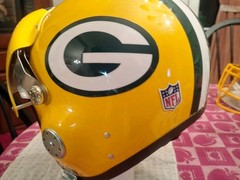 Green Bay Full Size Aviation Fighter Jet Helmet