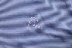 Rhoback Shirt Womens Large 2024 NCAA Final Four Phoenix Quarter Zip Blue Stripe
