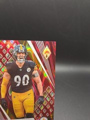 /199 Panini 2023 Phoenix Football T.J. Watt Steelers #100 Red Football NFL Card