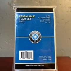 CSP TEAM Bags Resealable Sleeves 1 Pack of 100 Great for Toploaders