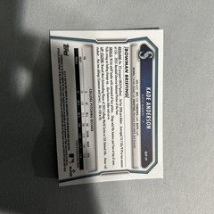 2025 Bowman Draft – Kade Anderson #BD-3 Green Sand Glitter /99 (RC)