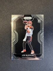 2020 Panini Prizm Black Joe Burrow RC #PB-1 Cincinnati Bengals Rookie