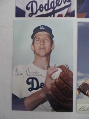 1971 Ticketron Los Angeles Dodgers 4×6 Steve Garvey Rookie Vin Scully Sutton Lot