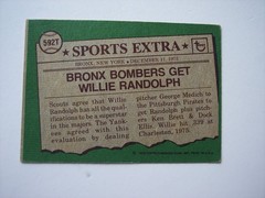 1976 Topps Traded baseball Willie Randolph Rookie card #592T VG (1)