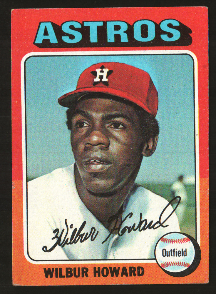 1975 Topps Baseball #563 – Wilbur Howard – Houston Astros 75-057