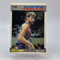 1987-88 Fleer #41 Mike Gminski New Jersey Nets
