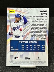 2025 Topps Series 1 Celebration MOOKIE BETTS Power Players #PP-9