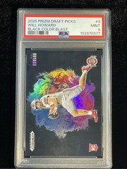 2025 Prizm Draft Picks #3 Will Howard Black Color Blast RC *HOT POP SP*