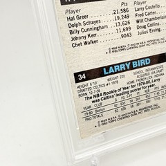 Larry Bird Julius Erving Magic Johnson 1980 Topps RC V-Good 3.0