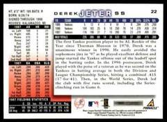 1998 Score Derek Jeter #22