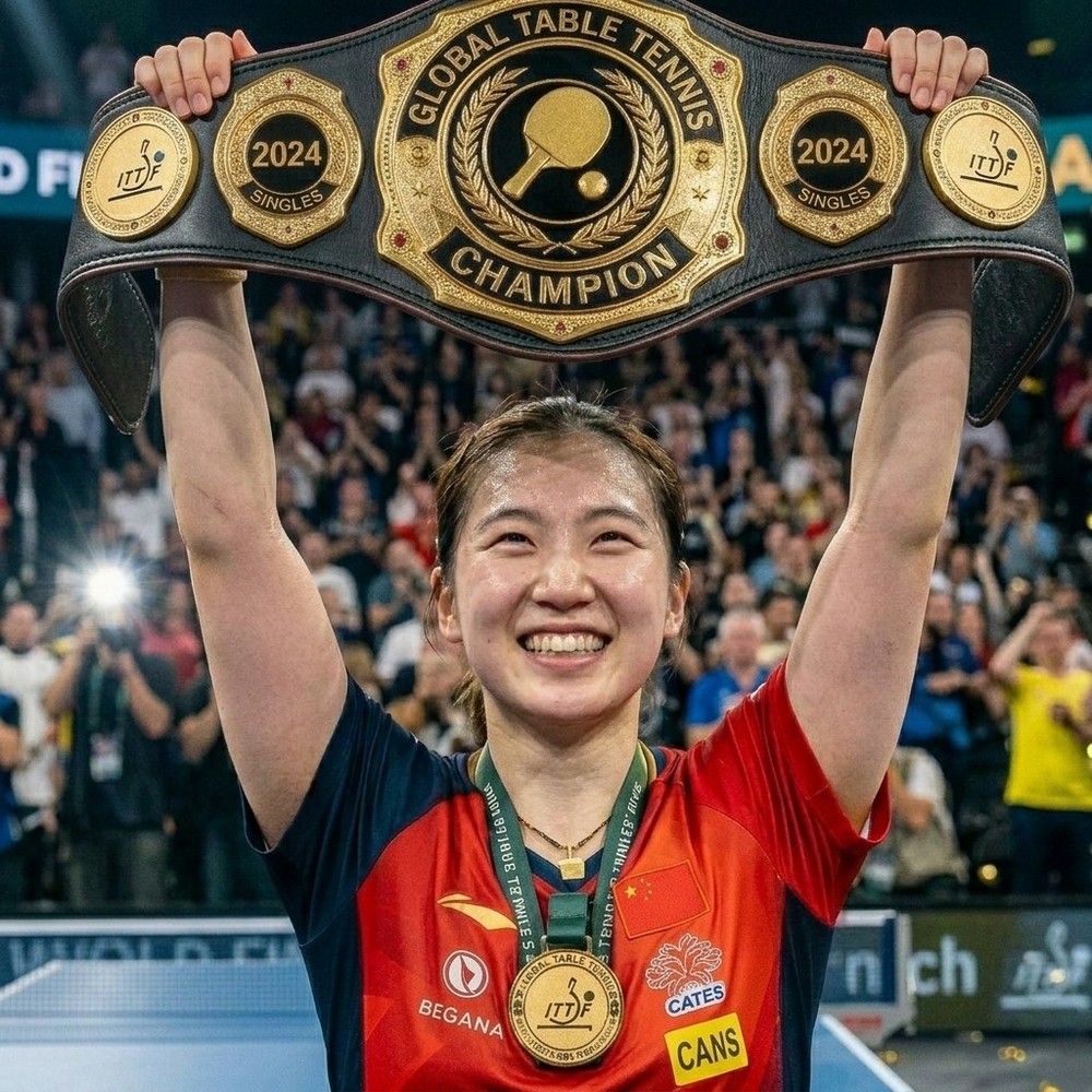 Custom Table Tennis Championship Belt Ping Pong Tournament Winner MVP Award