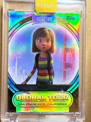 2025 Topps Disney Pixar Gold Riley Refractor #GT-7 /100