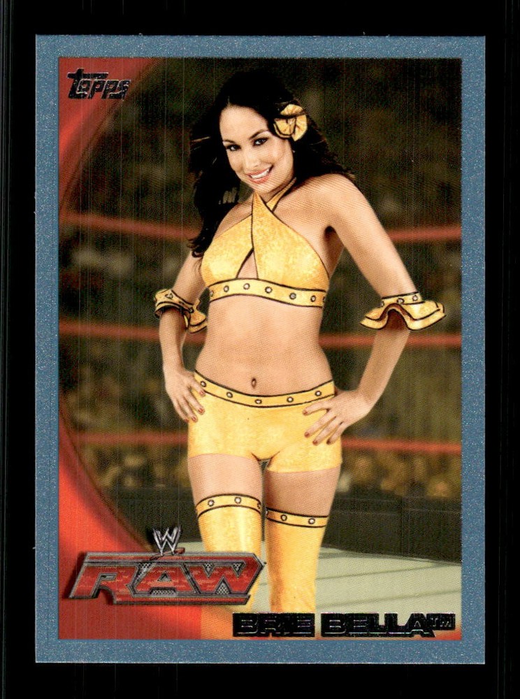 2010 Topps WWE Brie Bella Blue #/2010 #26