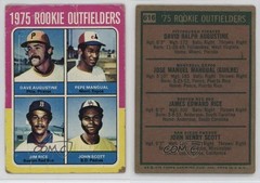 1975 Topps Outfielders Dave Augustine Pepe Mangual Jim Rice Rookie RC HOF 0q4x