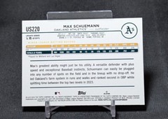 Max Schuemann Rookie RC 2024 Topps Update Series Card #US220 Oakland Athletics