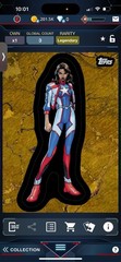 Topps Marvel Collect Digital America Chavez /24 Gold Comic Book Heroes Legendary