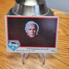 1978 Topps Superman DC Comics Card The Projection of Jor-El B #71